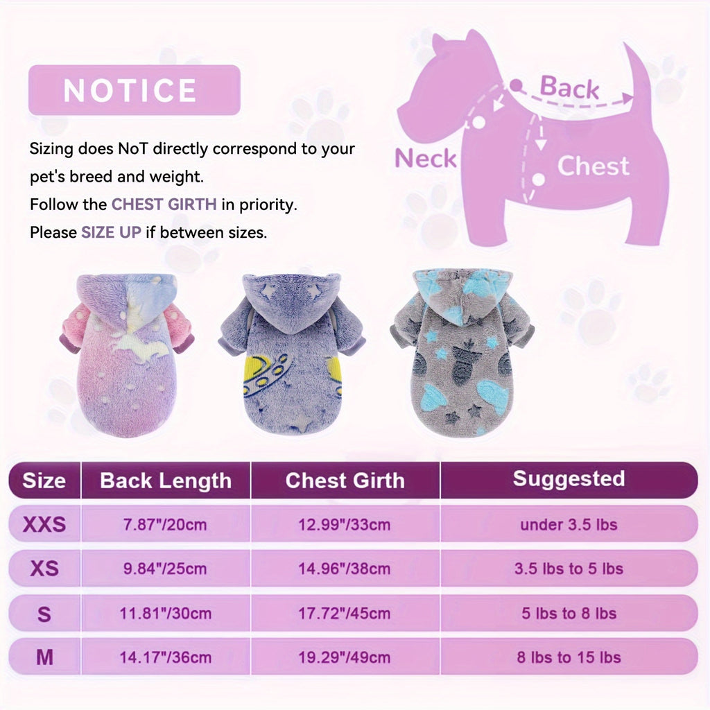 Pajamas Fall Winter Fleece Sweaters For Small Dogs