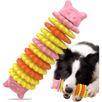 Chew Toy for Large Medium Small Breed Dogs, Rubber Teething Toy