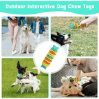 Chew Toy for Large Medium Small Breed Dogs, Rubber Teething Toy