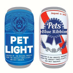 2Pack Plush Dog Puzzle Toy Squeaky Funny Drink Parody