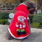 Dog Christmas Costume Cute Reindeer/Santa Costume Hoodie Coat Festival Party Events