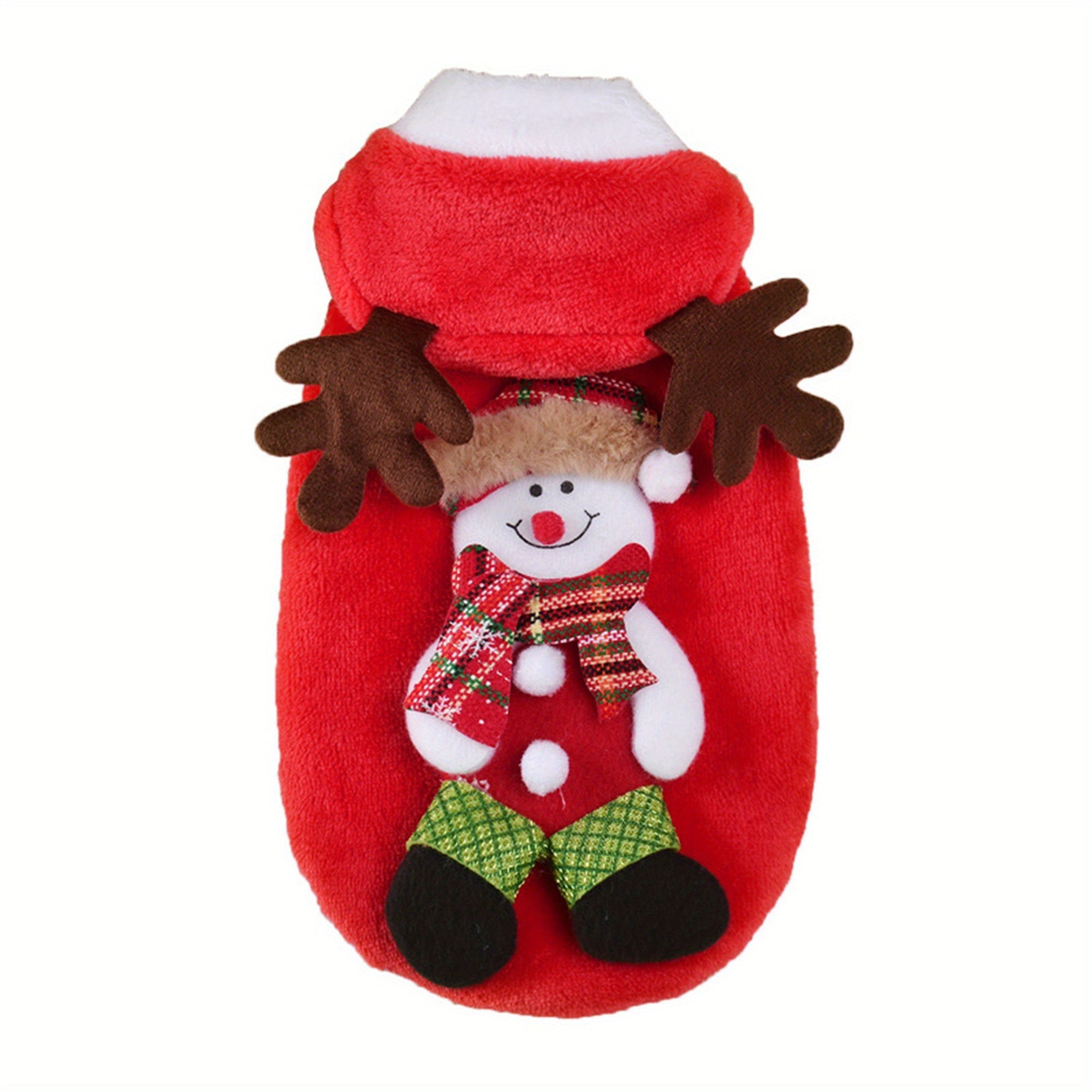 Dog Christmas Costume Cute Reindeer/Santa Costume Hoodie Coat Festival Party Events