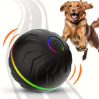 Intelligent teasing ball, interactive dog toy, random rolling, colorful lights, Multi-scene rolling & jumping, suitable for: wooden floors, tile floors