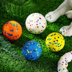 4 Pcs Dog Tennis Balls For Teething, Floating Pet Fetch Toy