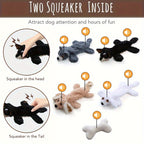 5-Pack Squeaky Dog Toy Set - No Stuffing and Plush Toy Squeakers