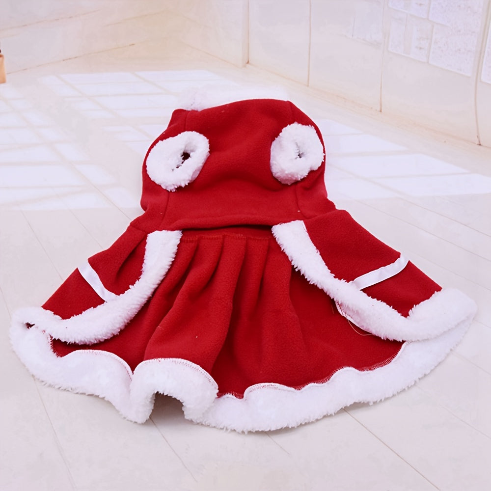 Christmas Red Dress Small Warm  Apparel Winter