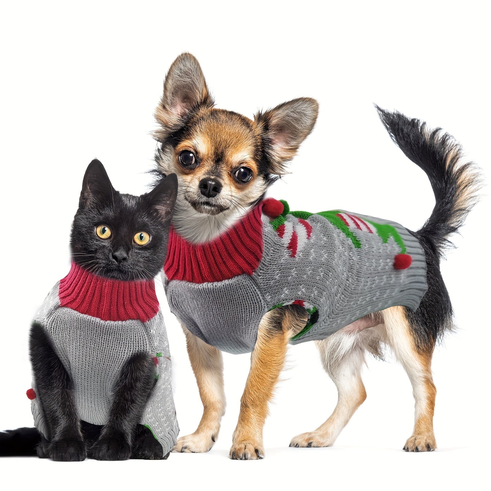 Dog Christmas Sweater Outfits for stocking stuffers