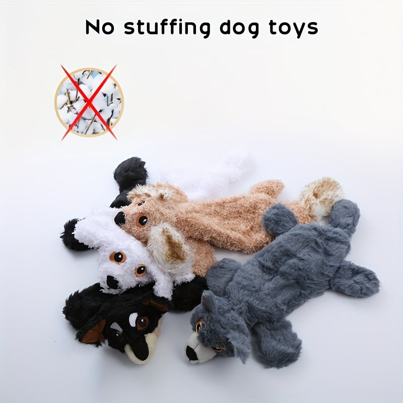 5-Pack Squeaky Dog Toy Set - No Stuffing and Plush Toy Squeakers