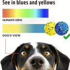 4 Pcs Dog Tennis Balls For Teething, Floating Pet Fetch Toy