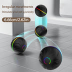Intelligent teasing ball, interactive dog toy, random rolling, colorful lights, Multi-scene rolling & jumping, suitable for: wooden floors, tile floors