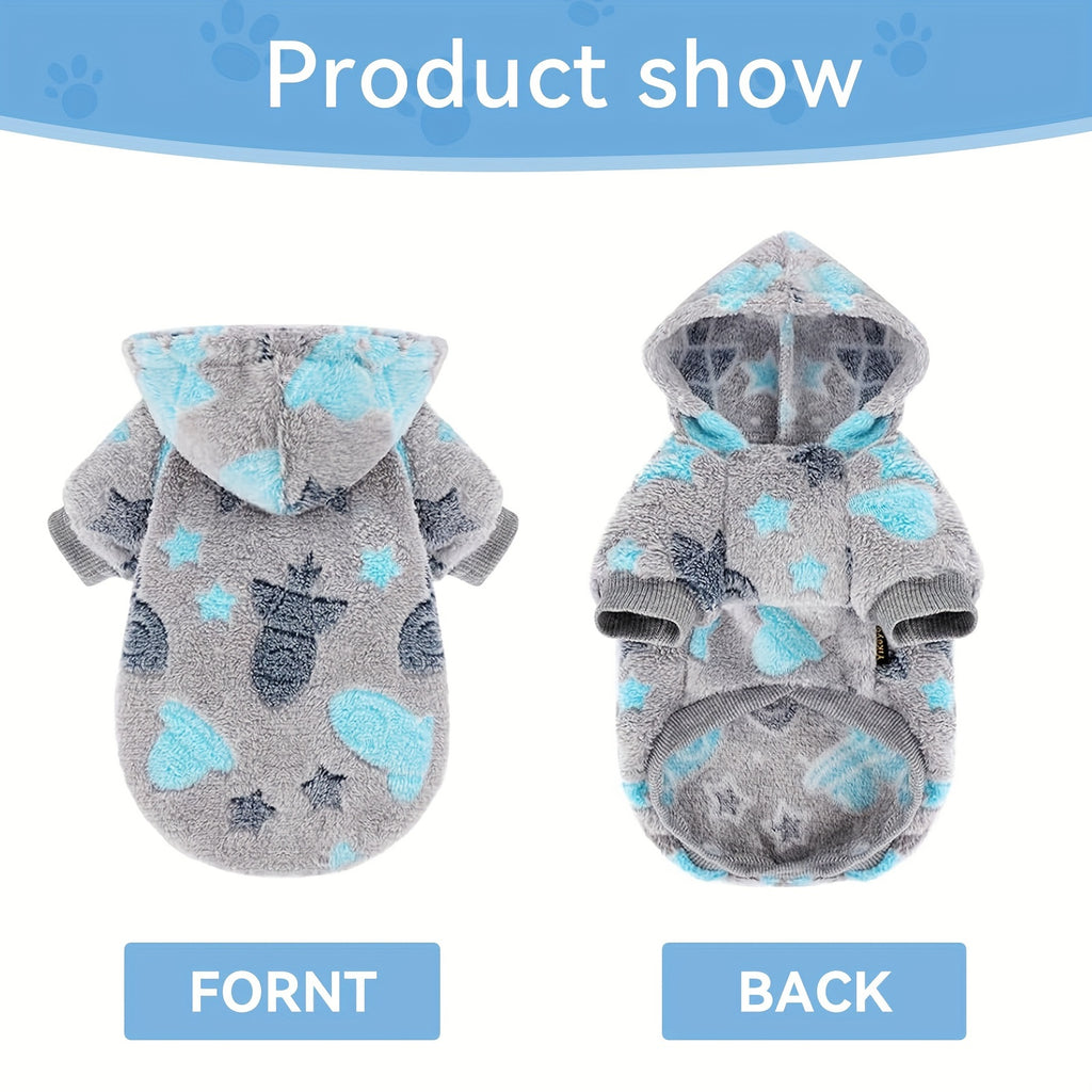Pajamas Fall Winter Fleece Sweaters For Small Dogs