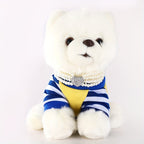 Elegant imitation pearl diamond collar necklace pet accessories, heart-shaped shiny for small dogs