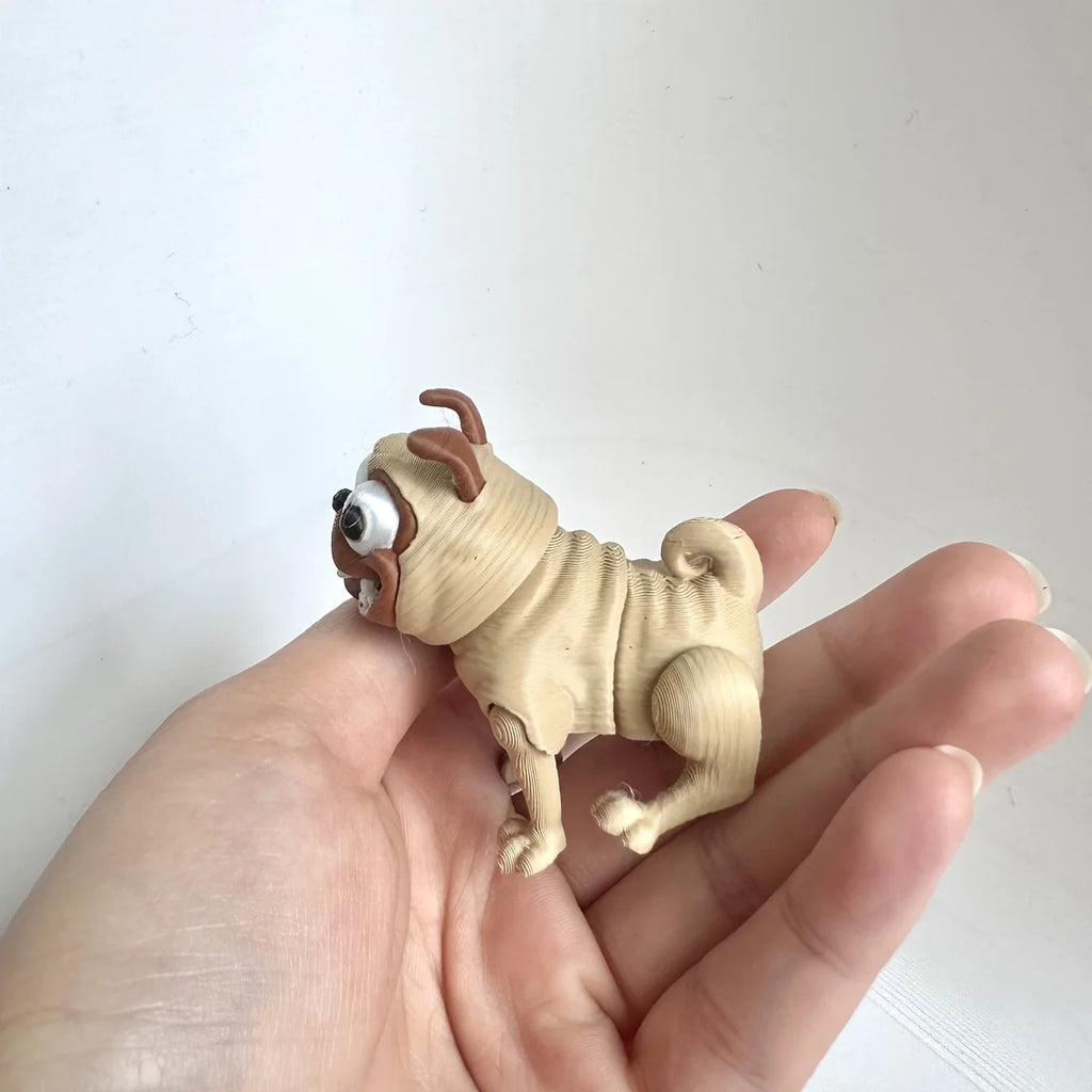 3D Printed Dog Statue Collectible, Versatile  Desktop Ornament, Figurine