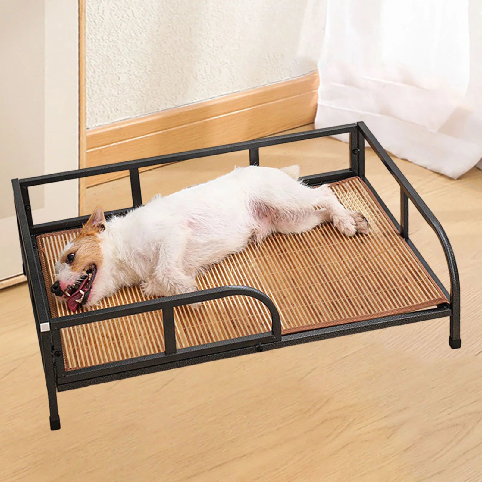 Dog Bed Rails Comfortable Floor Standing Elevated Small Medium Dog