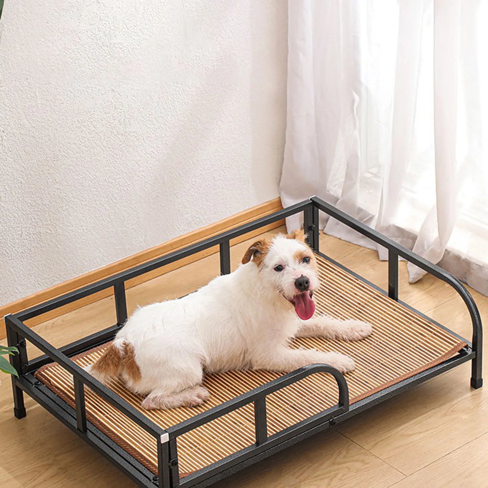 Dog Bed Rails Comfortable Floor Standing Elevated Small Medium Dog