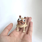 3D Printed Dog Statue Collectible, Versatile  Desktop Ornament, Figurine