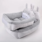 Cute Cartoon Pet Beds for Small Medium Dogs Winter Warm Washable