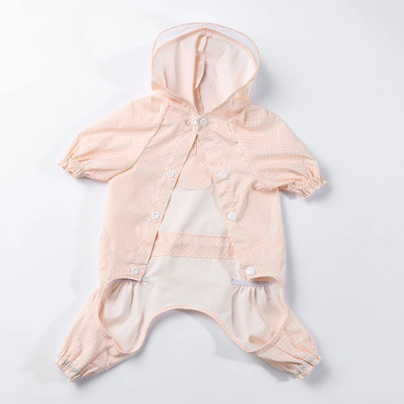 Dog Jumpsuit for Small Medium Dogs Dot Print Overalls