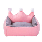 Winter Warm Sofa Bed Luxurious Crown Princess Bed for Small Dogs