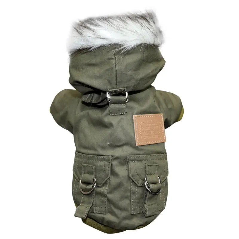 Winter Clothes Coat Jacket For Small Medium Dogs with Hoodie Pets Clothing