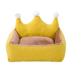 Winter Warm Sofa Bed Luxurious Crown Princess Bed for Small Dogs
