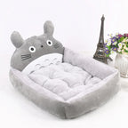 Cute Cartoon Pet Beds for Small Medium Dogs Winter Warm Washable