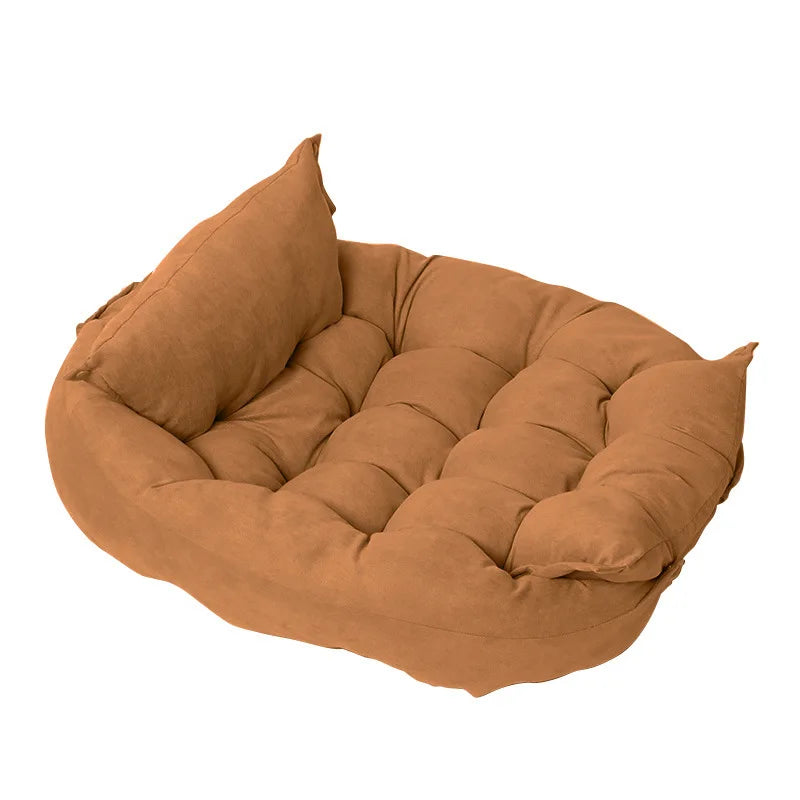Multifunctional Pet Sofa Nest Bed for Small Medium Dogs Soft Mat