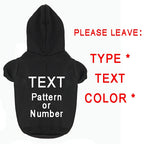 Custom Dog Hoodie Personality Printed Sweatshirt Cotton Dog