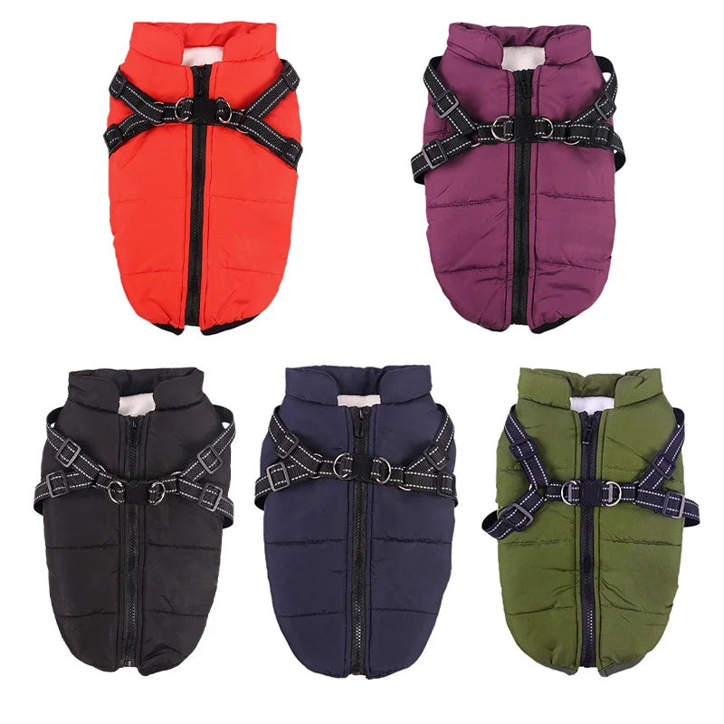 Pet Dog Clothes Winter Super Warm Jacket Thicker Cotton Coat Waterproof For Small Medium For Dogs Puppy Yorkshire Outfit