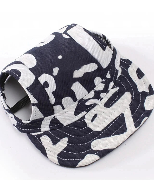 Pet Baseball Hat Summer Canvas Dog Cap Only For Small Pet