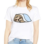 T-Shirt Women Dachshund Love Heart Fashion Dog Graphic Short Sleeve