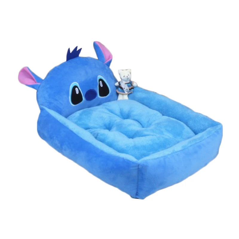 Cute Cartoon Pet Beds for Small Medium Dogs Winter Warm Washable