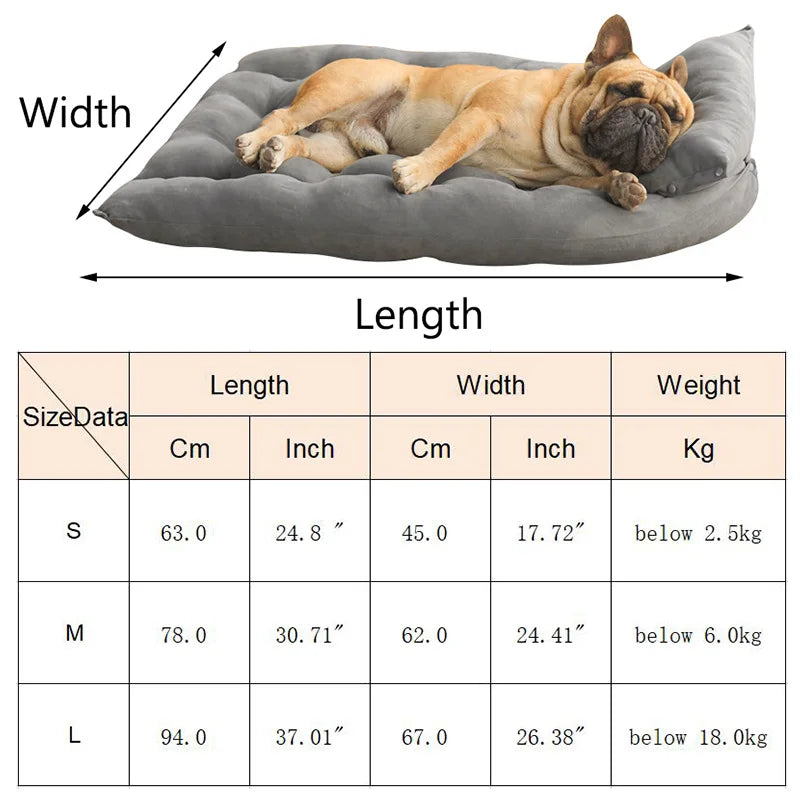 Multifunctional Pet Sofa Nest Bed for Small Medium Dogs Soft Mat