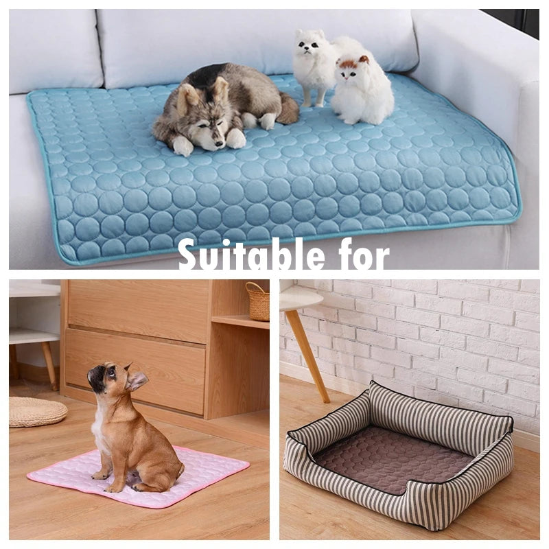 Cooling Summer Pad Mat For Dogs Breathable Washable