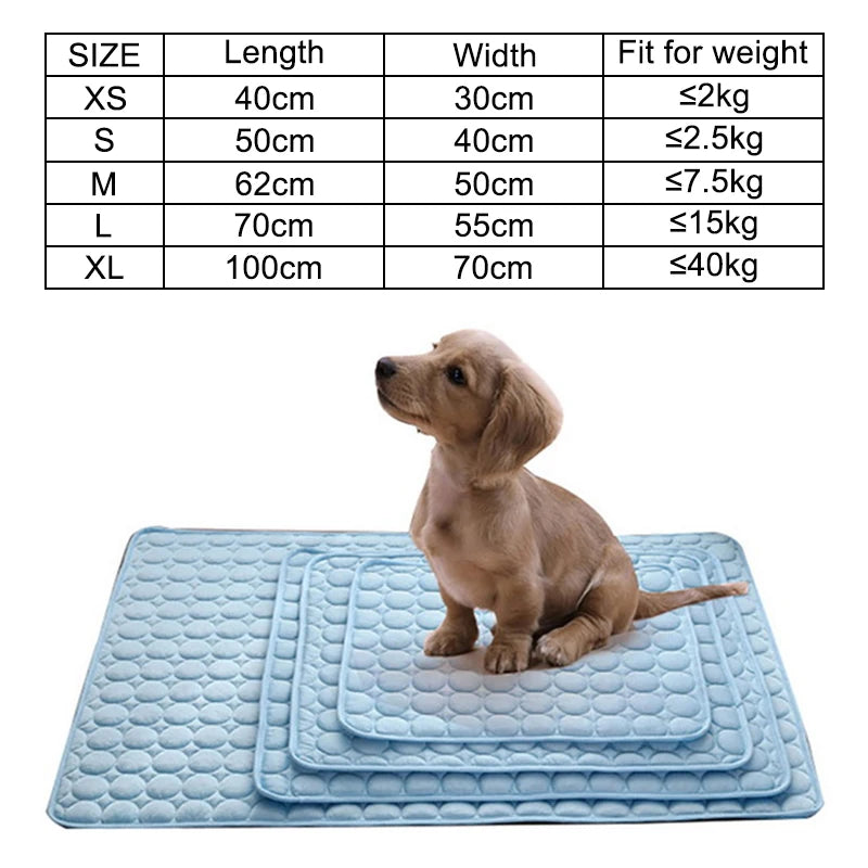 Cooling Summer Pad Mat For Dogs Breathable Washable