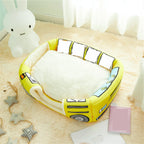 Foldable Pet House 2 in1 Bed Small Dogs Warm Removable Sofa Washable