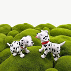 6pcs Dalmatian Puppy Spot Dog Figurine Cartoon Animal Home Decor Miniature Decoration