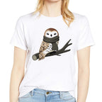T-Shirt Women Dachshund Love Heart Fashion Dog Graphic Short Sleeve