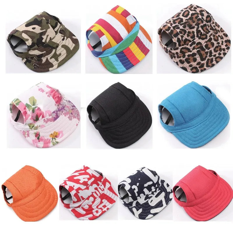Pet Baseball Hat Summer Canvas Dog Cap Only For Small Pet
