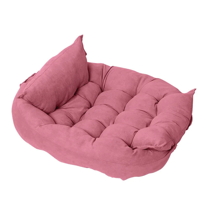 Multifunctional Pet Sofa Nest Bed for Small Medium Dogs Soft Mat