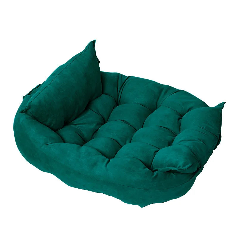 Multifunctional Pet Sofa Nest Bed for Small Medium Dogs Soft Mat