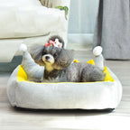 Winter Warm Sofa Bed Luxurious Crown Princess Bed for Small Dogs