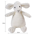 Corduroy Small Animal Plush Squeaky Dog Toy
