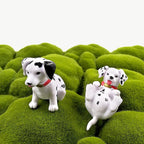 6pcs Dalmatian Puppy Spot Dog Figurine Cartoon Animal Home Decor Miniature Decoration