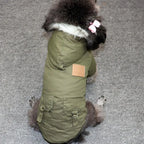 Winter Clothes Coat Jacket For Small Medium Dogs with Hoodie Pets Clothing