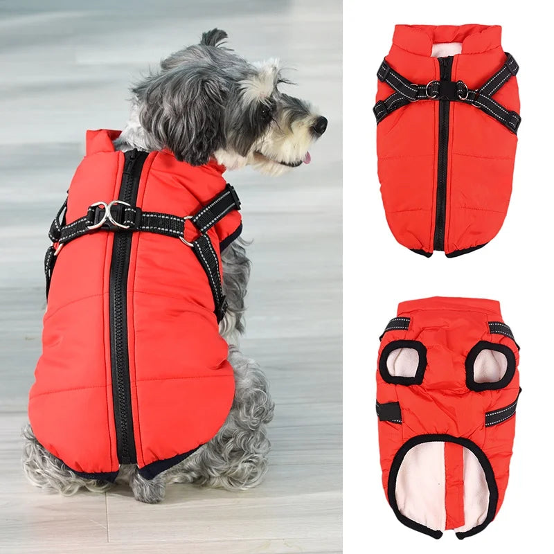 Pet Dog Clothes Winter Super Warm Jacket Thicker Cotton Coat Waterproof For Small Medium For Dogs Puppy Yorkshire Outfit