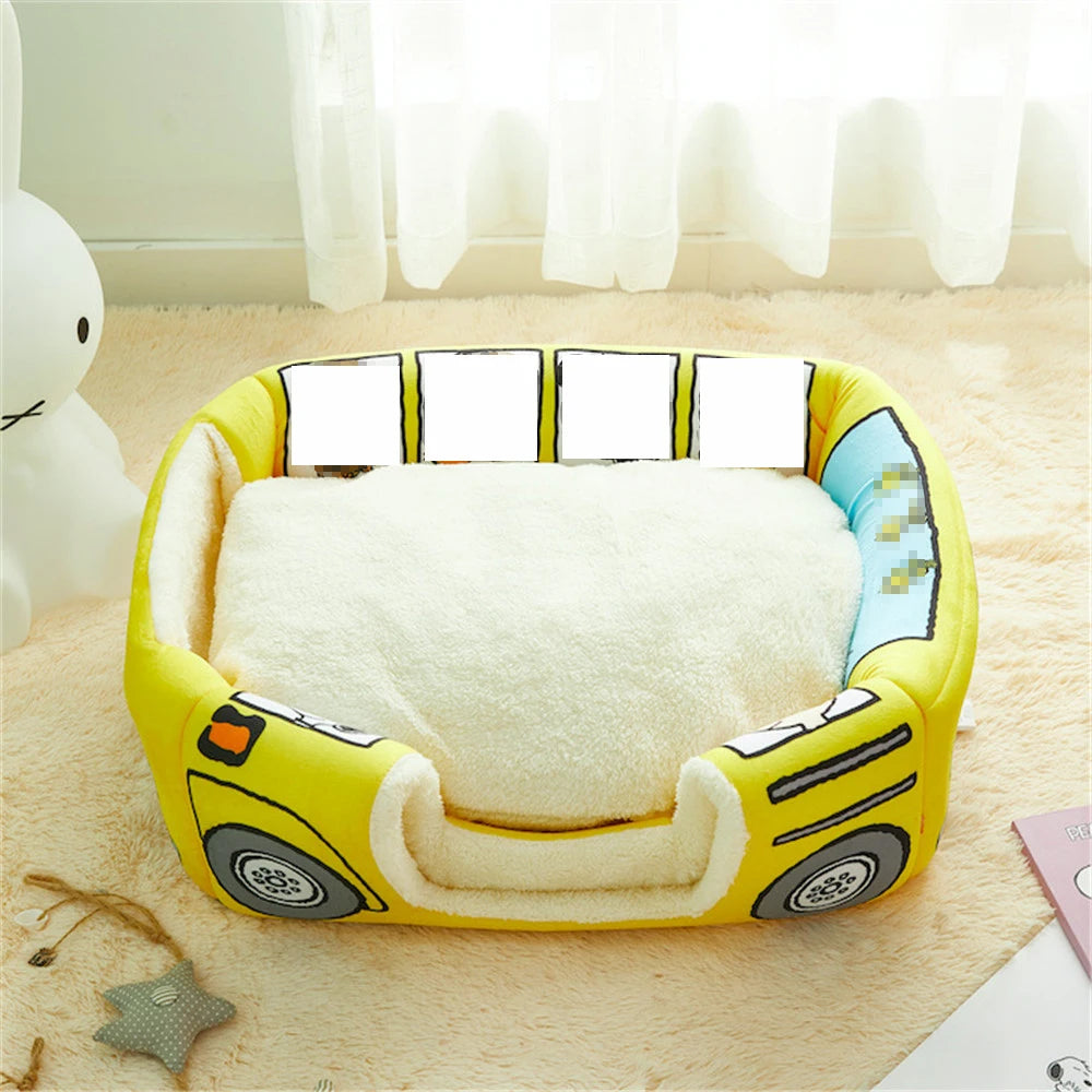 Foldable Pet House 2 in1 Bed Small Dogs Warm Removable Sofa Washable