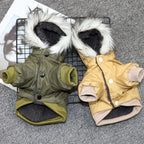 Winter Clothes Coat Jacket For Small Medium Dogs with Hoodie Pets Clothing