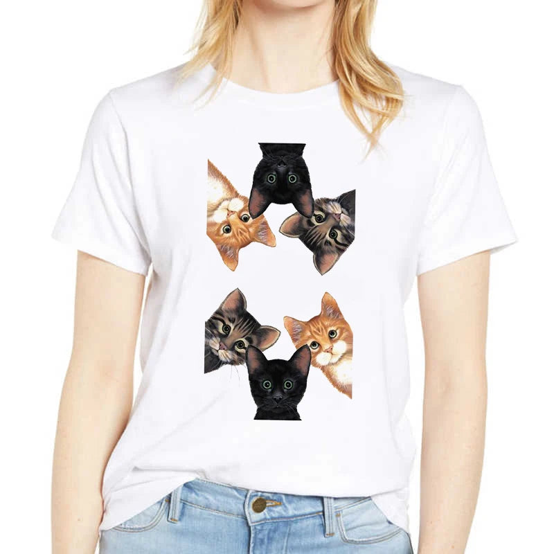 T-Shirt Women Dachshund Love Heart Fashion Dog Graphic Short Sleeve