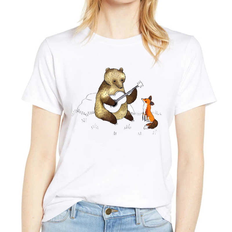T-Shirt Women Dachshund Love Heart Fashion Dog Graphic Short Sleeve